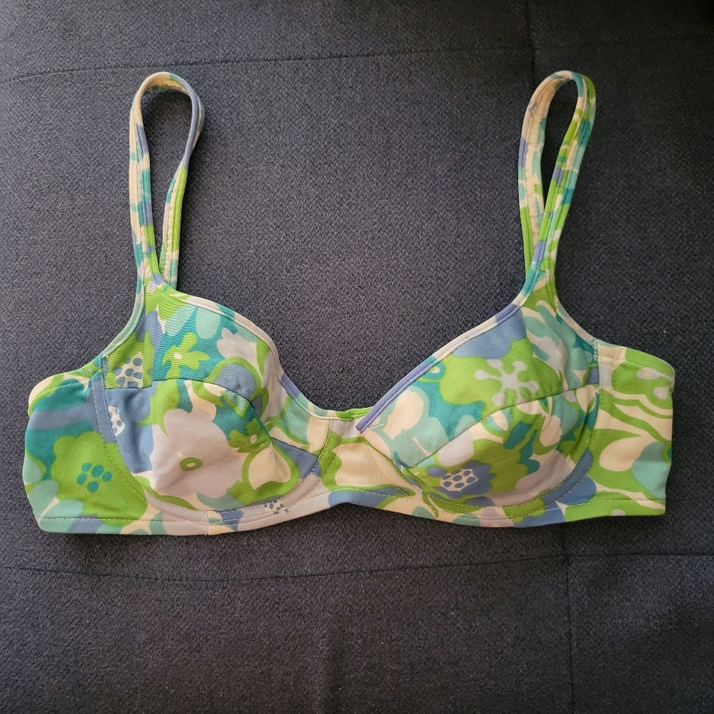 Get Ready for Summer! Vintage Sears Floral Bikini Top